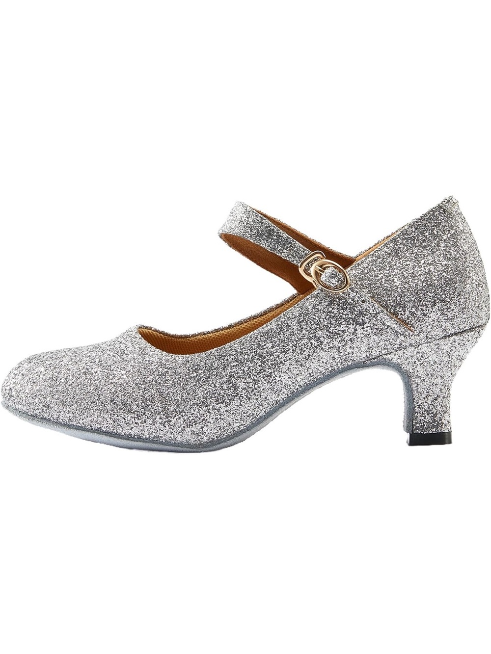 Glitter Latin Ballroom Dance Shoes
Pointed-Toe,Y Strap 5. 2897/1:v
